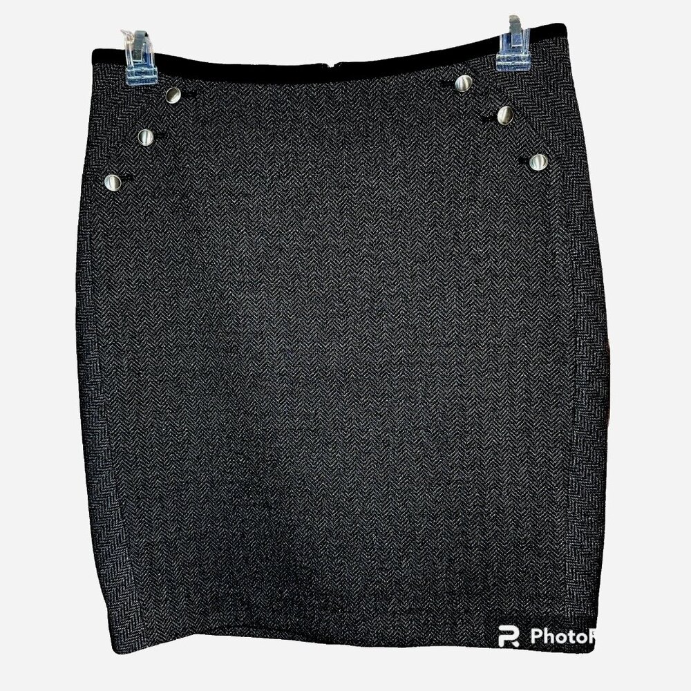 White House Black Market Pencil Skirt Black Size 10  Quiet Luxury Officecore